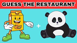 Can You Guess The RESTAURANT Place From The Emoji   EMOJI PUZZLE QUIZZES [upl. by Bluefield148]