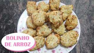 Bolinho de Arroz Fácil e Rápido na Air Fryer  Cantinho da Ita [upl. by Epilihp942]