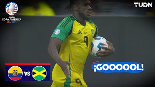 ¡TIENEN VIDA Gol de Antonio para Jamaica  Ecuador 21 Jamaica  Copa América 2024  J2  TUDN [upl. by Nollek]