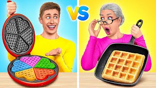 Me vs Grandma Cooking Challenge  Smart Gadgets vs Hacks by Multi DO Challenge [upl. by Lea558]