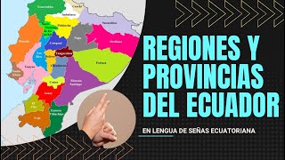 Regiones y Provincias del Ecuador en LSEC [upl. by Nikaniki930]