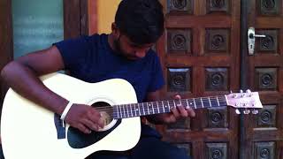 Snehithane Song Guitar version by Dinojen Tharmaretnam [upl. by Leibman]