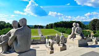 The Vigeland Park Frogner Park OsloNorway Amazing World by Shahrukh Sohail  Amazing Location [upl. by Ybrek379]