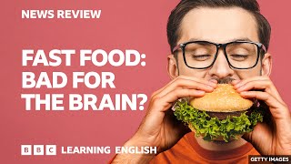 Fast food Bad for your brain BBC News Review [upl. by Ailadi146]