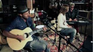 Carolina Liar quotDrownquot Acoustic At Guitar Center [upl. by Einhpad]