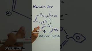 Formula of Benzoic acid  Resonating structure of Benzoic acid structure of Benzoic acid [upl. by Yrogreg]