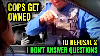 Times When Cops Get OWNED ID Refusal amp I Dont Answer Questions Police fail Compilation [upl. by Atsed]