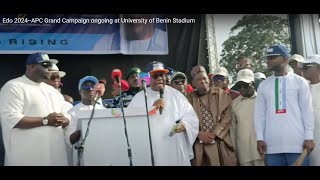 Edo 2024APC Grand Campaign ongoing at University of Benin Stadium [upl. by Xenia]