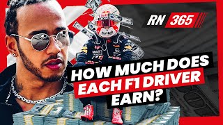 How much does each F1 driver earn  RacingNews365 [upl. by Noinatrad598]