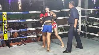 Orane Sitjapho of France🇫🇷 Vs Phetmanee Sitporjan Rd 01 50 kilos Antza Thaiboxing [upl. by Wavell]