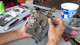 1974 Ford F100 Motorcraft 2150 Carb Rebuild [upl. by Peltier]