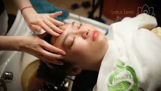 ASMR  Deep Relaxing Hair Spa amp face massage asmr  Scalp Treatment  Haana Spa [upl. by Feeney827]