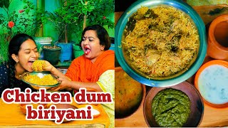 CHICKEN DUM BIRYANI  Cherrysathakshi [upl. by Swane873]