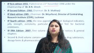 Introduction To Pharmacopoeias Part1 Indian Pharmacopoeia And British Pharmacopoeia [upl. by Manwell98]