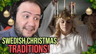 Swedish Christmas Traditions  Santa Lucia Day amp The Advent  TEACHER PAUL REACTS TO SWEDEN sverige [upl. by Nor600]