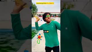 Chota bhai in swimming pool 🔥😂indian family shorts indian relatable swimming [upl. by Neliac388]