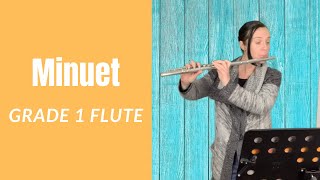 Minuet AMEB Flute grade 1 Joseph Haydn [upl. by Alekahs]