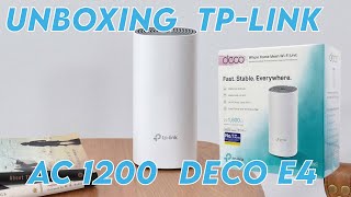 Unboxing Tplink AC 1200 Deco E4 [upl. by Aldus711]