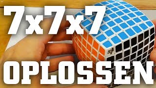 Hoe los je een 7x7x7 Rubiks Cube op [upl. by Eiramllij]