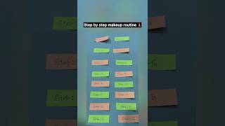 Step by step makeup routineright order of makeup routinecorrect order of makeup makeupguide [upl. by Ennove535]