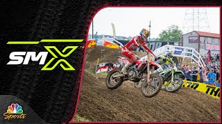 Jett Lawrence on another level in Pro Motocross 450 class after High Point  Motorsports on NBC [upl. by Viridis]