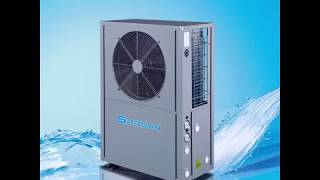 Sprsun Air Source Heat Pump for Hot Water and House Heating [upl. by Schilit]