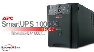 RBC7 Battery Replacement for APC SmartUPS 1000 XL [upl. by Gnot3]