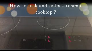 How to use Indesit Electric Ceramic Hob Stove  Schott Ceran VRB 640 X Cook Instructions Manual Demo [upl. by Fiona]