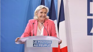 Réunion publique à La Rochette 73  discours de Marine Le Pen [upl. by Dayiz]