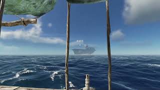 Gyrocopter Parts Location Inside An aircraft carrier Stranded Deep Gameplay [upl. by Enibas]