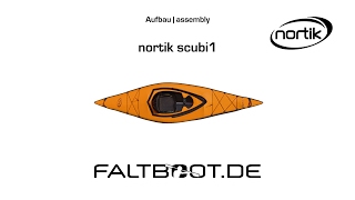 nortik scubi 1 Faltboot Aufbau [upl. by Berners]