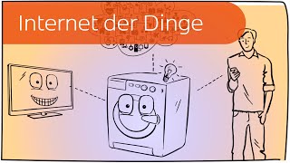 Internet der Dinge Internet of Things in 3 Minuten erklärt [upl. by Farah832]