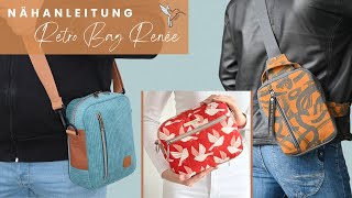 Nähanleitung Retro Bag Renée [upl. by Ecnerat]