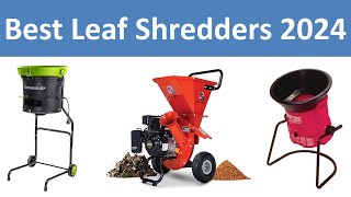 Top 5 Best Leaf Shredders in 2024 [upl. by Ayatnohs]