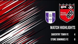 Daventry Town FC v SDFC  2425 MJPL  Highlights  FT 46 [upl. by Salinas]