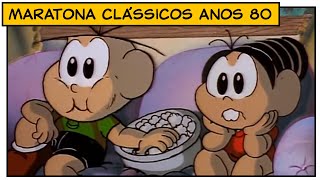 Sessão Nostalgia Maratona Clássicos anos 80  Turma da Mônica [upl. by Ahsykal]