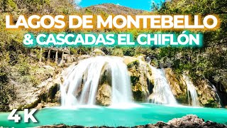 CASCADAS EL CHIFLÓN amp VELO de NOVIA  LAGOS de MONTEBELLO ✅ Tour de 1 día en CHIAPAS ¿Cuánto cuesta [upl. by Tomasina131]