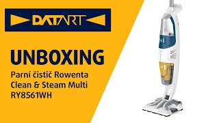 Parní čistič Rowenta Clean amp Steam Multi RY8561WH  unboxing [upl. by Dinan323]