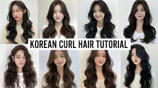 KOREAN CURL HAIR TUTORIAL  Basic Straightener Technique to unlock the Secret of Kpop amp Kdrama stars [upl. by Atsirt]