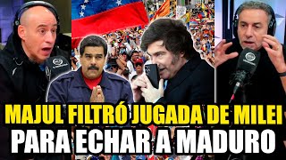 MAJUL FILTRÓ JUGADA DE MILEI PARA ECHAR A MADURO TRAS FRAUDE EN VENEZUELA [upl. by Llecrup]