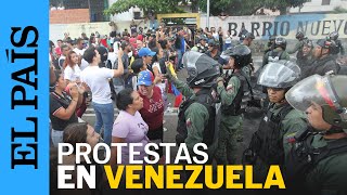 VENEZUELA  Protestas en Caracas tras los resultados de las elecciones  EL PAÍS [upl. by Nwavahs]