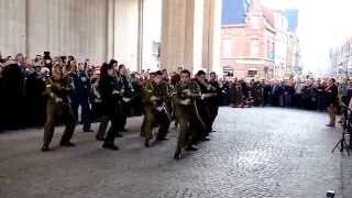 Menin Gate Ypres  ANZAC  Haka  April 2015 Last post [upl. by Caryn]