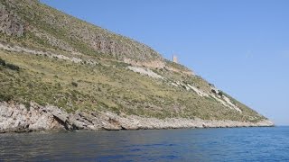 Da Castellammare del Golfo a San Vito lo Capo in motobarca [upl. by Inverson]