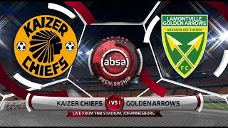 Absa Premiership 201819  Kaizer Chiefs vs Golden Arrows [upl. by Hildegard]