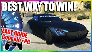 How To Win The Schlagen GT  CANT WIN WE WILL HELP YOU Lucky Wheel Glitch WIN GUIDE  GTA 5 [upl. by Wernher]