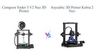 Creality Ender 3 V2 Neo vs Anycubic Kobra 2 Neo 3D Printer Comparison 🛠️🖨️ [upl. by Nica]