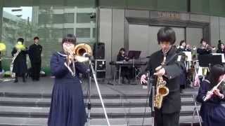 Motomachi East Jazz Picnic 2014 Mitsui Sumitomo Bank 4  BFJO2015 [upl. by Aicatan711]