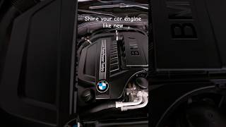 Shine Your Car Engine in Minutes enginecleaning engine automobile detailing shorts reels [upl. by Aihsekram]