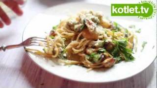 Spaghetti z owocami morza  KOTLETTV [upl. by Conrade293]