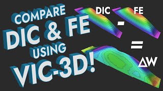 Comparing Digital Image Correlation DIC and Finite Element Data [upl. by Pirri958]